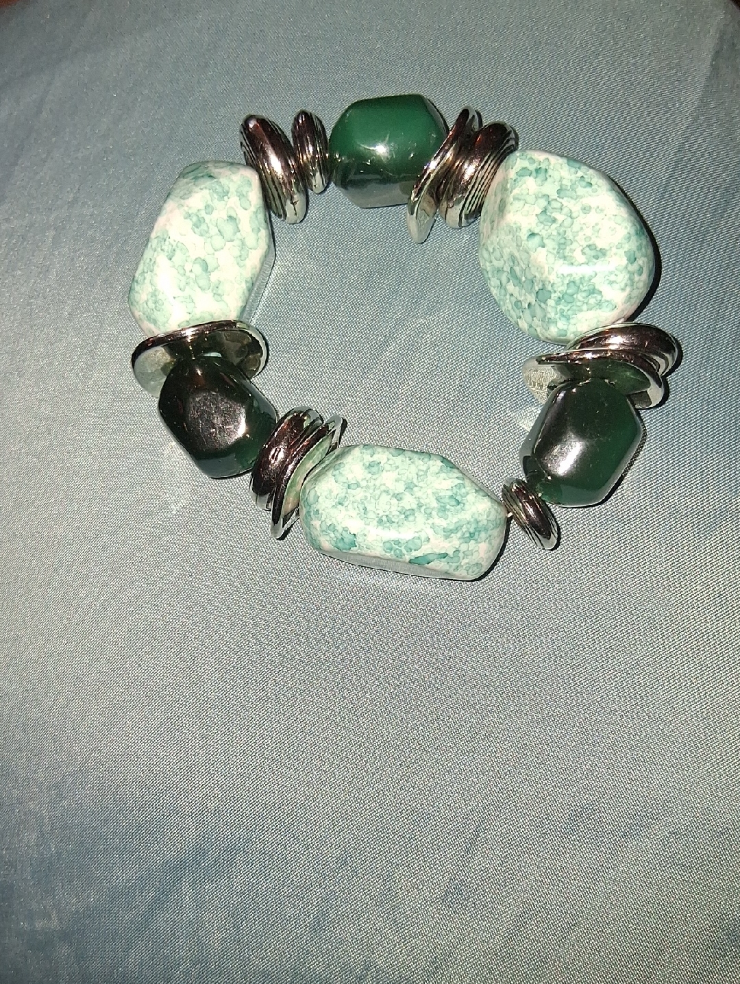 Large Statement Stretch Bracelet